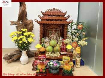 Hướng dẫn tự lập bàn thờ Thần Tài tại nhà